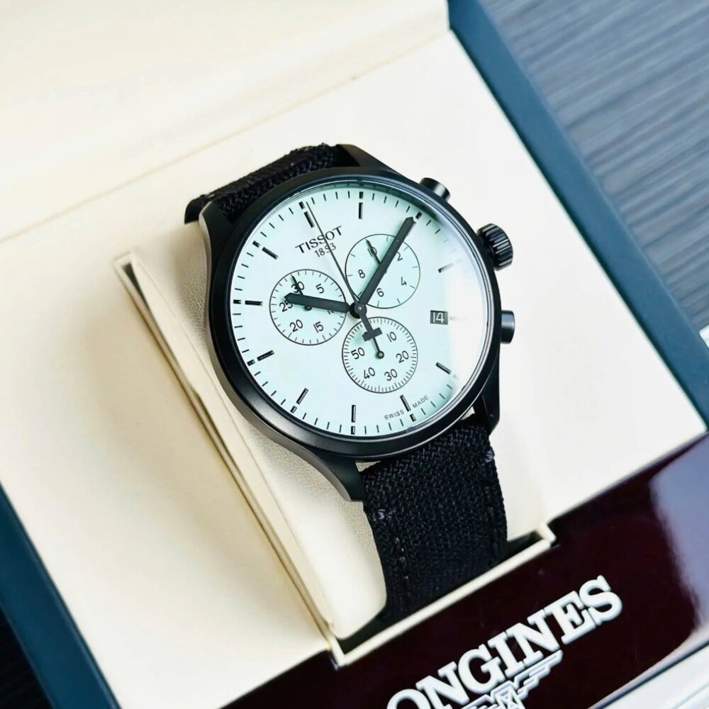 Tissot Sport+ Chronograph Green Dial Men's Watch New